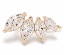 14kt Gelbgoldohrring mit Diamanten