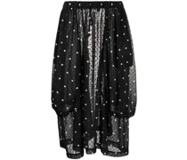 Midirock mit Polka Dots