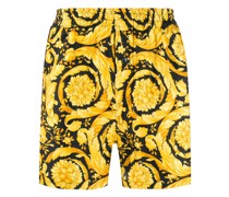 Pyjama-Shorts mit Barocco-Print