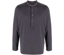 T-Shirt mit Henley-Kragen