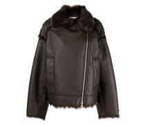 Jacke mit Faux Fur