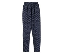 Pyjama-Hose mit Stitch Cross-Print