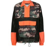 Windbreaker mit Camouflage-Print