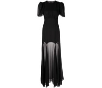 Agua Maxikleid mit Puffärmeln