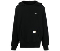 Hoodie mit Logo-Stickerei