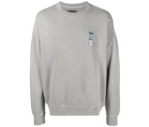 Musium Div. Sweatshirt mit Logo-Stickerei