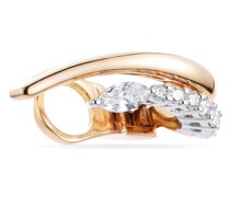 18kt Ear Cuff aus Rotgold mit Diamanten