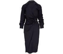 Kleid in Wickeloptik
