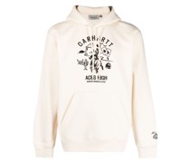 logo-print hoodie