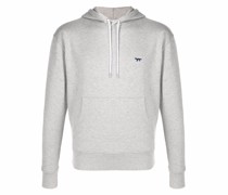 Hoodie mit aufgesticktem Logo