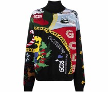 Pullover mit Intarsien-Motiv
