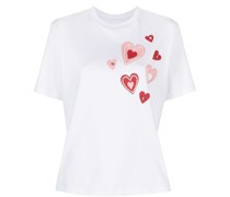 T-Shirt mit Herz-Print