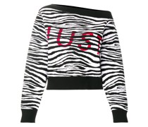Pullover mit Zebramuster