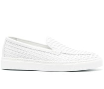 Slip-On-Sneakers mit Webmuster