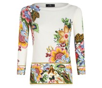 Pullover mit Blumen-Print