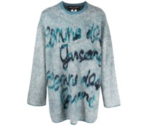 Gestrickter Intarsien-Pullover