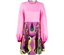 Minikleid mit Rombi-Print