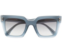 Sonnenbrille mit eckigem Gestell