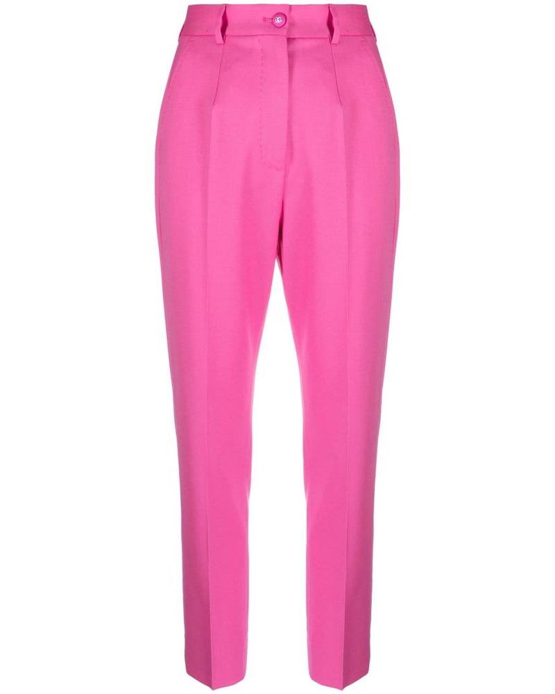 Dolce & Gabbana Damen Tapered-Hose mit hohem Bund