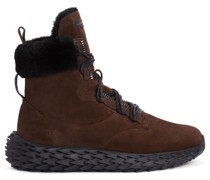 High-Top-Sneakers mit Shearling