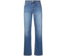 Bootcut-Jeans mit hohem Bund