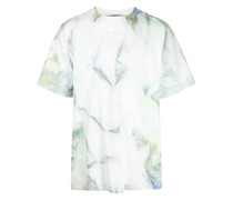 University T-Shirt mit Batikmuster
