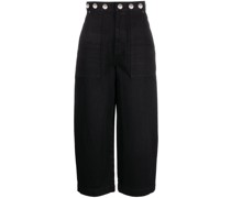 Bootcut-Jeans mit Nieten