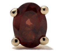 18kt Gelbgoldohrstecker mit Granat