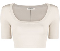 Gestricktes Cropped-Top