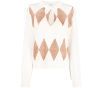 Pullover mit Schlüssellochausschnitt