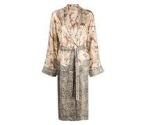 Gemustertes Abendkleid