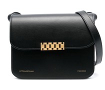 Schultertasche mit Kettendetail