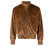 Bomberjacke in Samtoptik