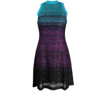 Gestricktes Kleid mit Pailletten
