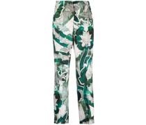 Palazzohose mit grafischem Print