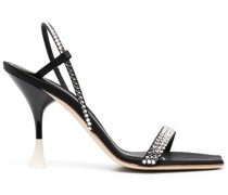 Verzierte Sandalen 100mm