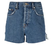 Ruby high-waisted denim shorts
