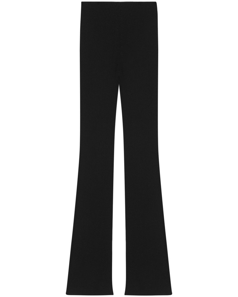 Saint Laurent Damen Gerippte Schlaghose