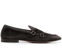 Monk-Schuhe mit mandelförmiger Kappe
