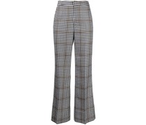Ausgestellte Hose mit Karomuster