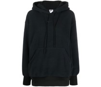 Hoodie mit Teddy-Textur