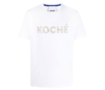 T-Shirt mit verziertem Logo