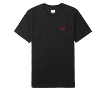 T-Shirt mit Logo-Stickerei