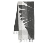 Schal mit abstraktem Print