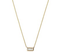 14kt Sadie Gelbgoldhalskette mit Diamanten