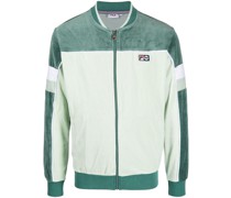 Sweatshirtjacke mit Logo-Patch