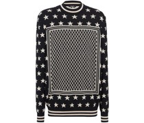 Monogram Stars Wollpullover