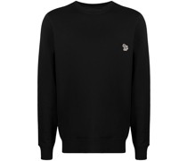 Sweatshirt mit Zebra-Stickerei