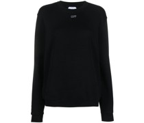Sweatshirt mit Logo-Stickerei