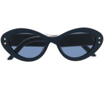 Cat-Eye-Sonnenbrille mit Logo